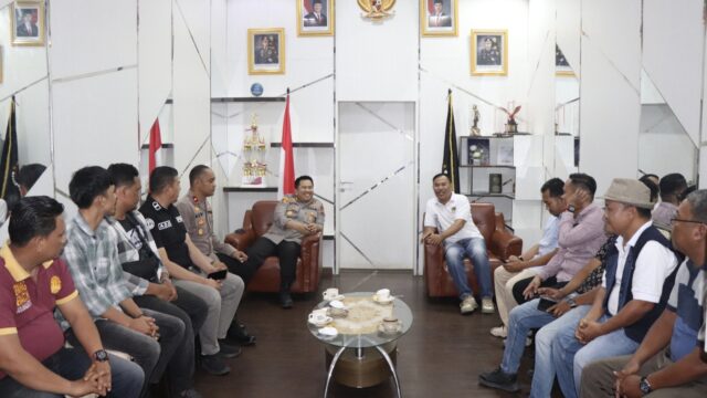 Perkuat Sinergitas Polri dan Media, AKBP Gokma Uliate Sitompul Sambut Dengan Hangat Silaturahmi Insan Pers